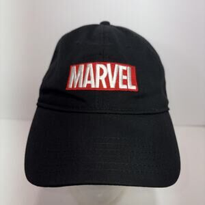Marvel Block Logo Movies Comic Books Strap Back Baseball Adjustable Hat